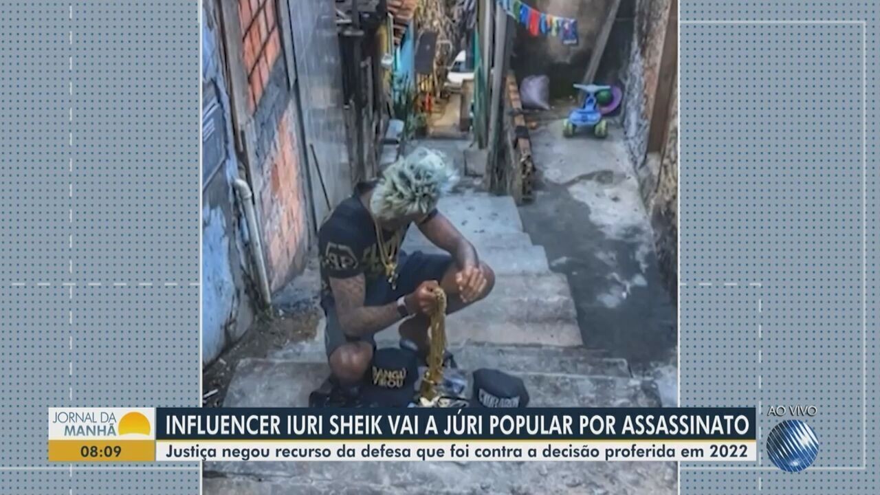 Influencer Iure Sheik vai a júri popular por assassinato