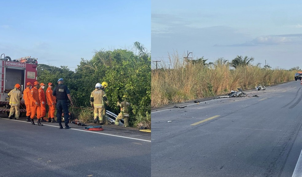 Acidente teve duas vítimas fatais — Foto: Reprodução