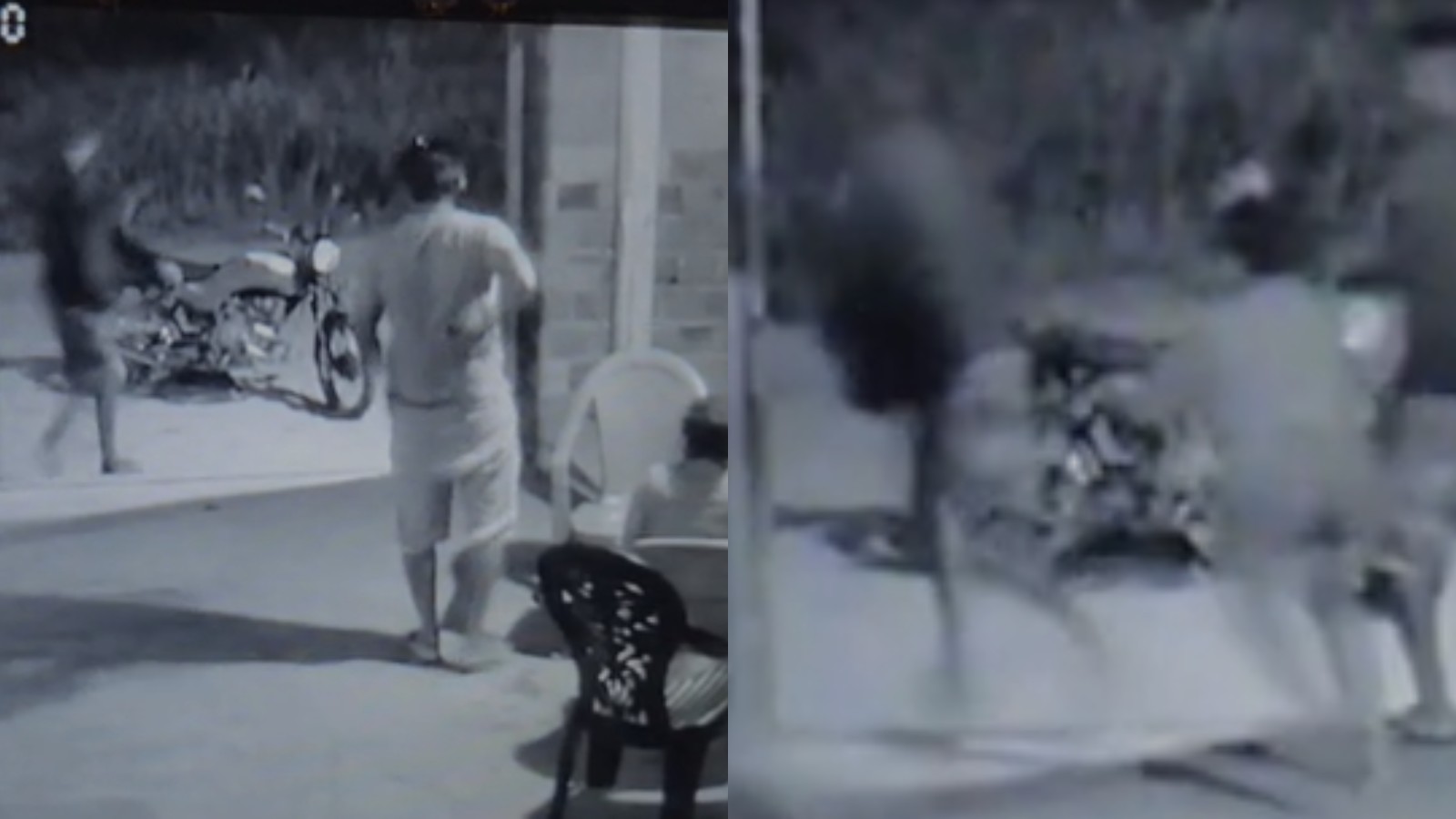 VÍDEO: Homem é baleado em bar, companheira reage com chinelada, persegue suspeito e também é ferida no PI