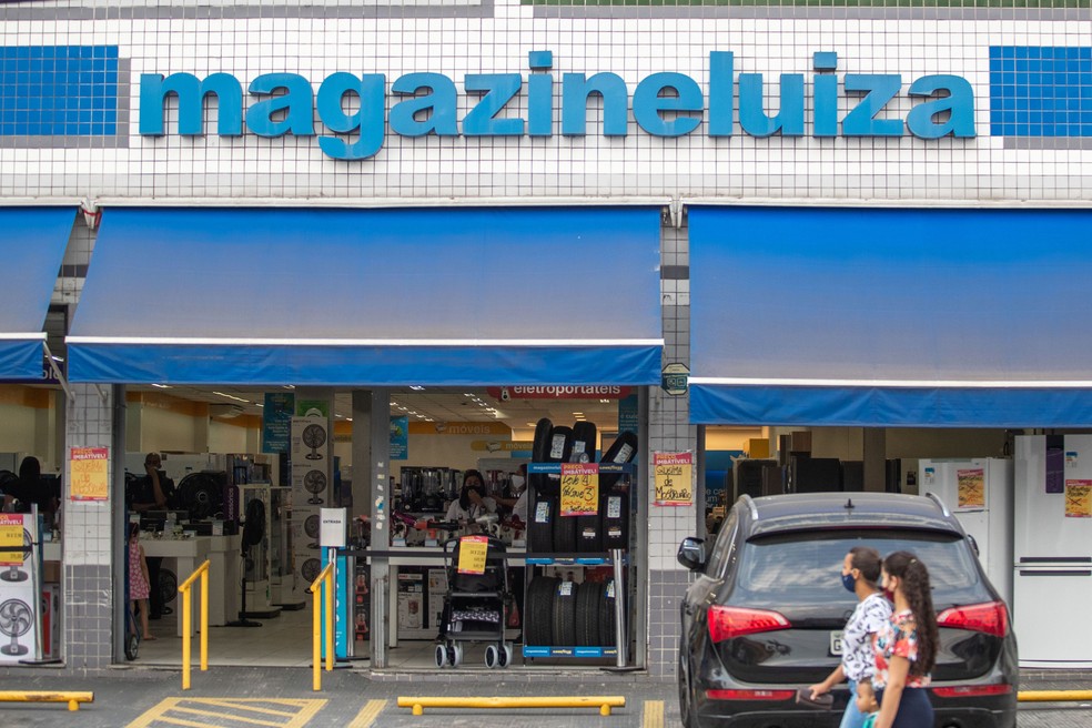 Imagem de arquivo mostra loja do Magazine Luiza em SP — Foto: Daniel Teixeira/Estadão Conteúdo