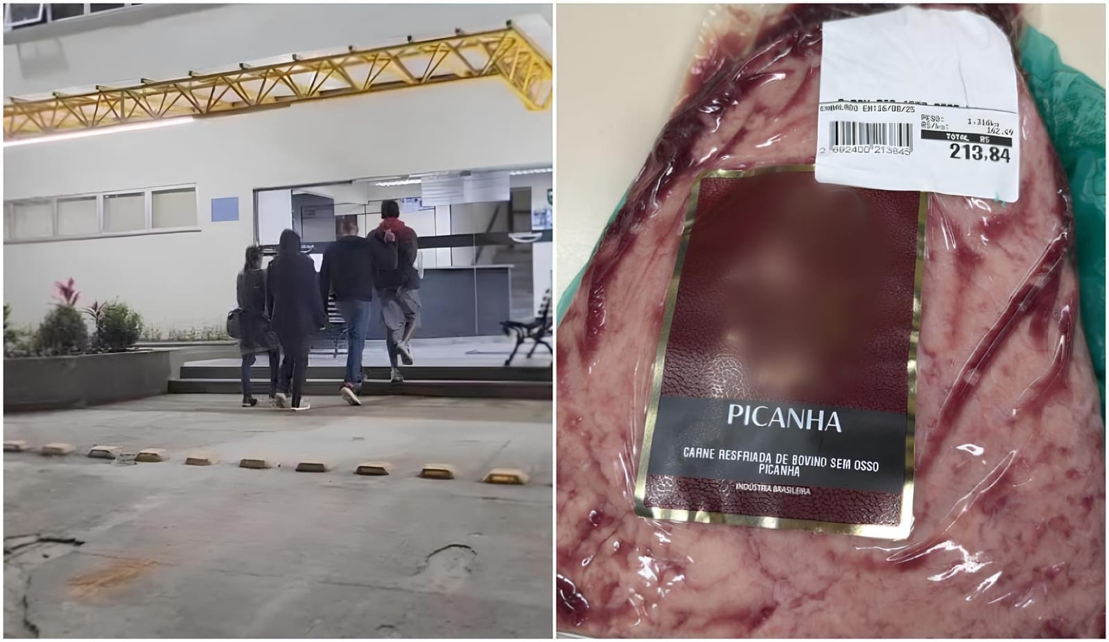 Casal esconde peça de picanha de mais de R$ 200 na manta de bebê e é preso em mercado de Itaipava