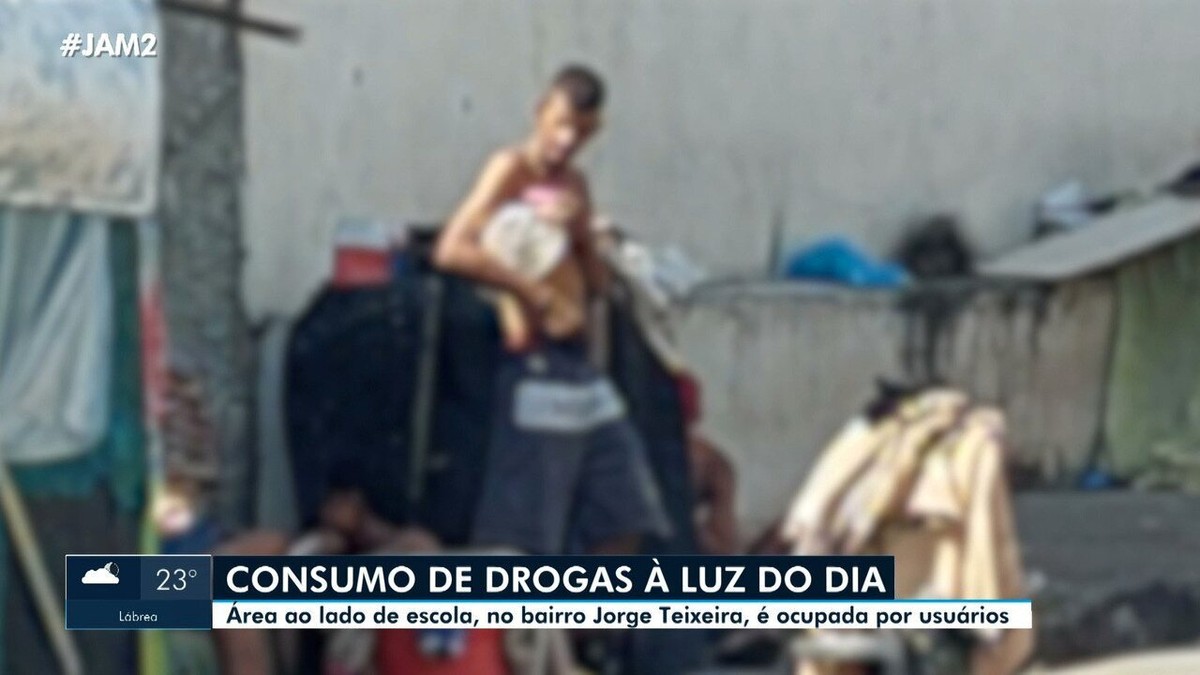Usuários Consomem Drogas à Luz Do Dia Em área Ao Lado De Escola Em Manaus Amazonas G1