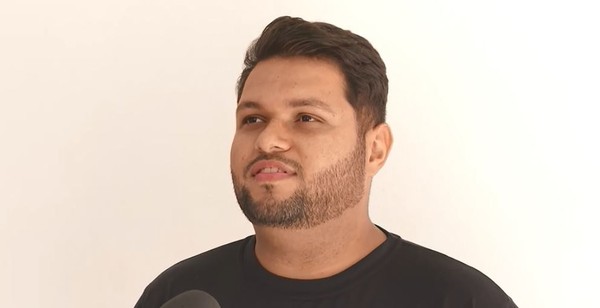 O empresário Wesley Tiago da Silva Gaudêncio chamou a PM ao ouvir mulher sendo agredida em Brotas; ela foi morta 3 dias depois — Foto: Reprodução/EPTV