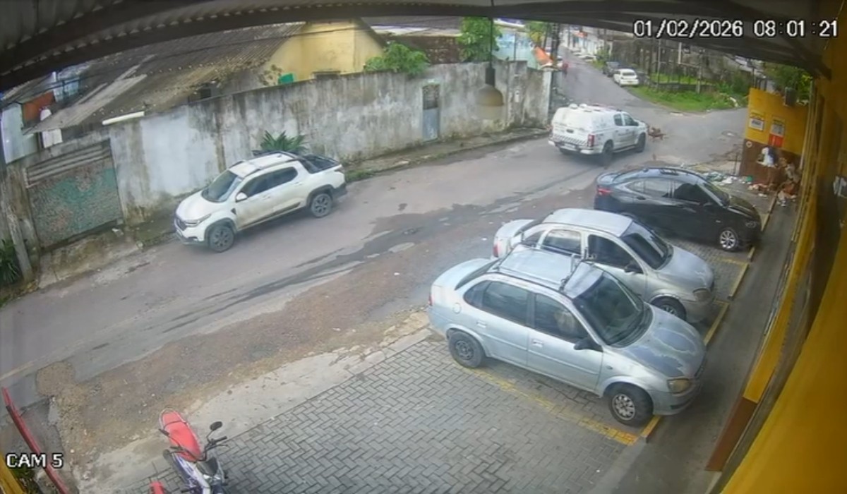 VÍDEO: Viatura da PM atropela e mata cachorros em rua de Manaus