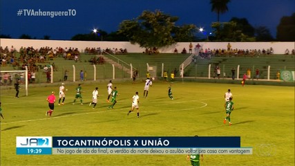 União abre vantagem frente ao Tocantinópolis para o jogo da volta da final do estadual