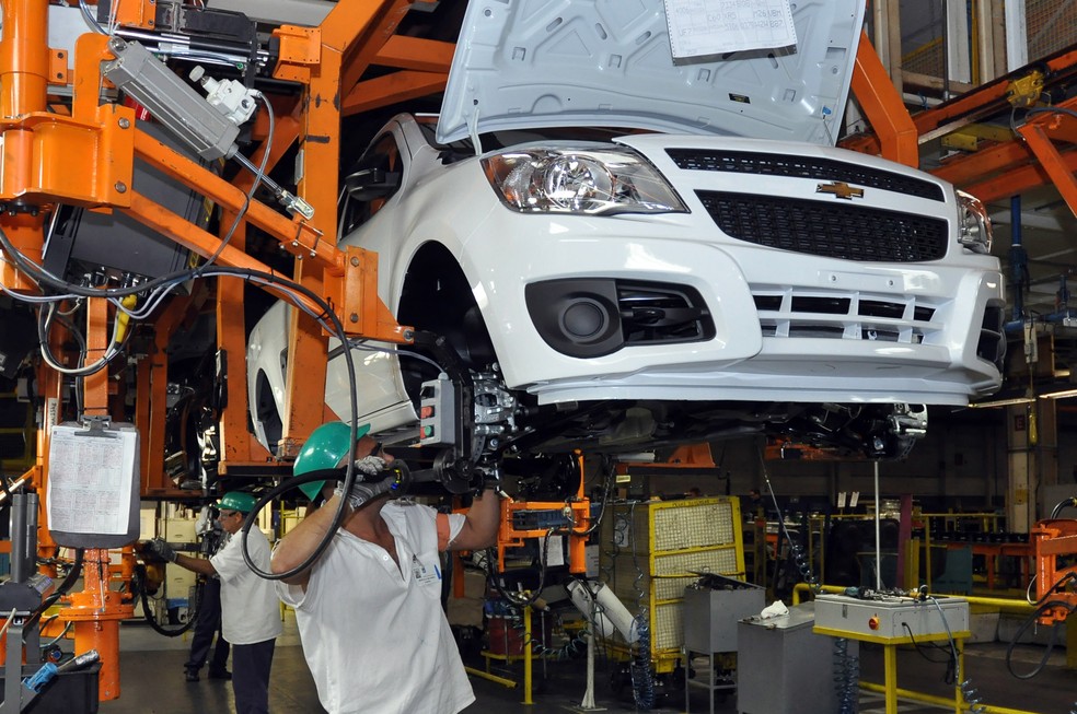 Fábrica da Chevrolet no Brasil — Foto: divulgação/Chevrolet