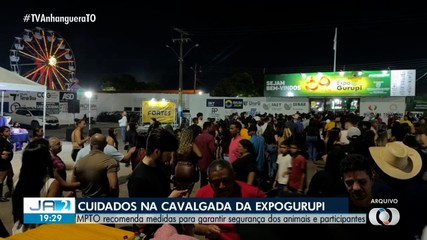 Ministério Público do Tocantins recomenda medidas para cavalgada da ExpoGurupi