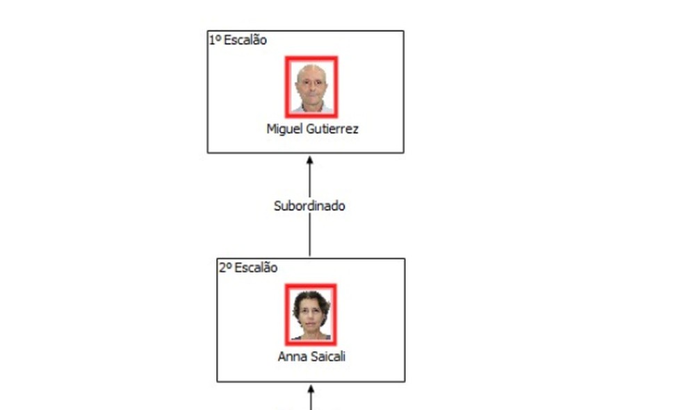 Ministério Público Federal desenha "hierarquia da fraude" em esquema investigado na Americanas. — Foto: Ministério Público Federal
