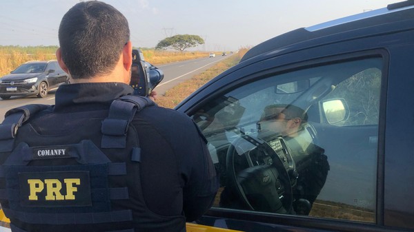 Fiscalização de Velocidade da PRF — Foto: Divulgação/ PRF