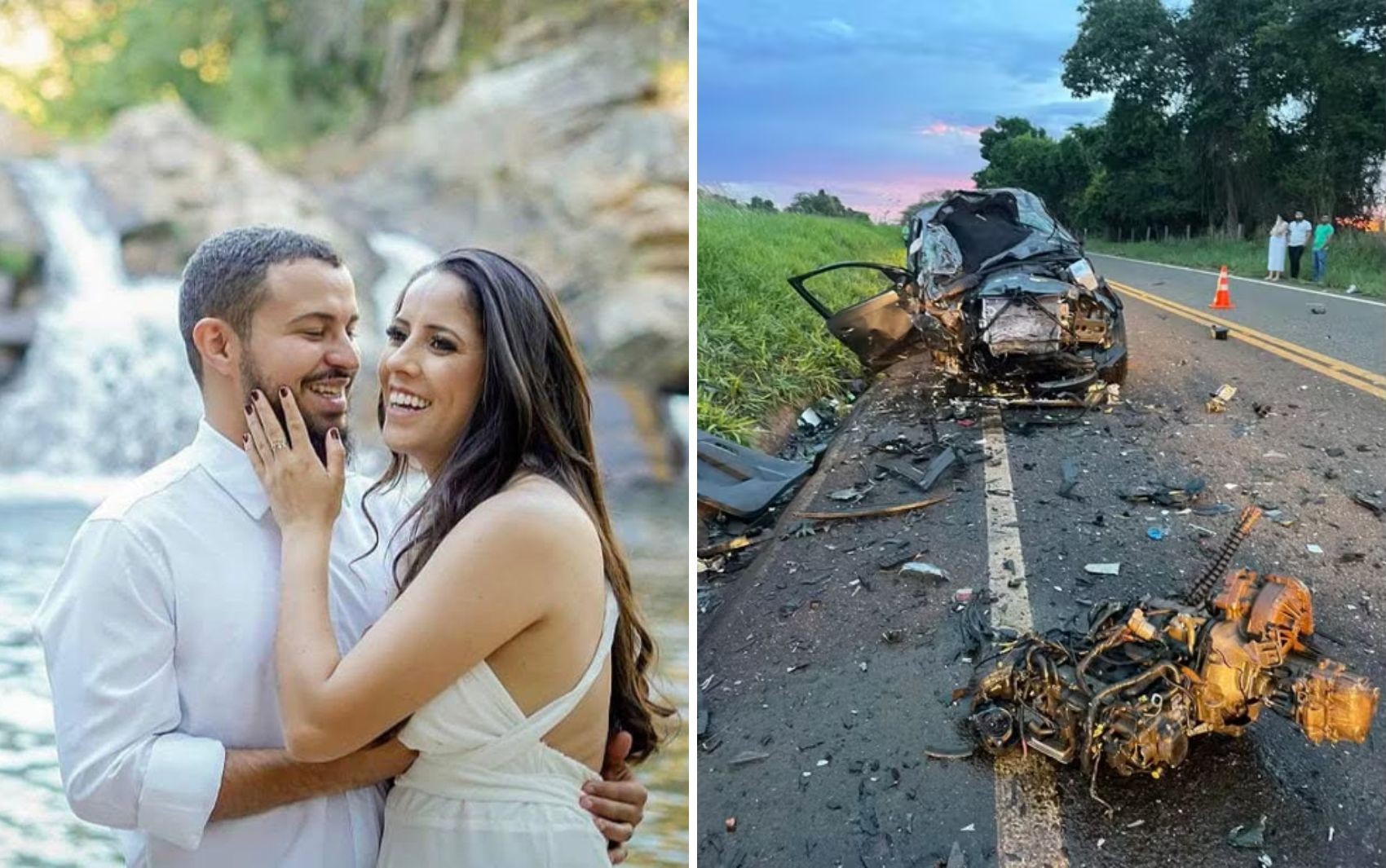 PM e esposa que morreram em acidente com cinco mortes planejavam ter filho no próximo ano, diz família