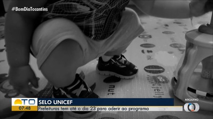 Municípios do Tocantins têm até 23 de julho para aderir ao Selo Unicef