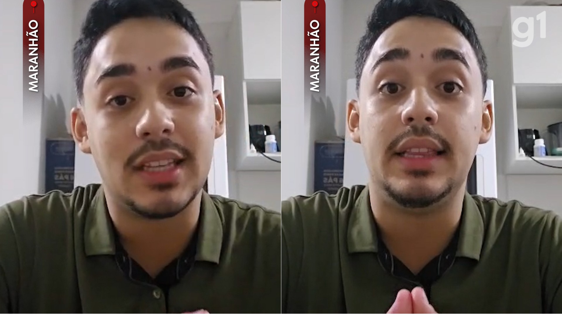'As agressões voltaram depois que saí de casa', diz filho após pai ser preso por agredir a mãe no MA