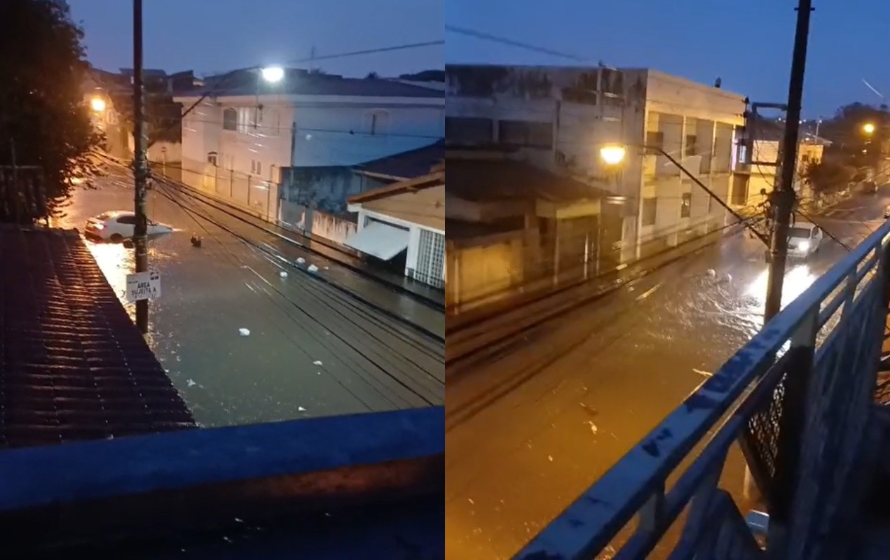 Chuva provoca enxurrada, alagamentos e adia shows da Emapa em Avaré; veja vídeo