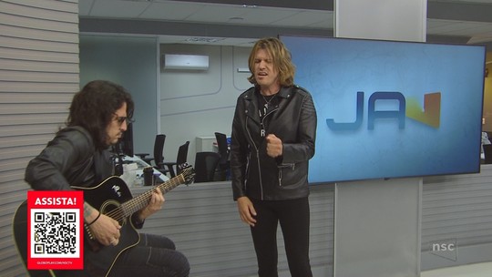 Banda cover do Bon Jovi se apresenta hoje (19) em Blumenau - Programa: Jornal do Almoço - SC (Blumenau) 