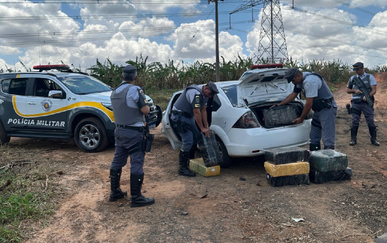 Jovem é preso transportando mais de 350 quilos de maconha na SP-333 em Guarantã