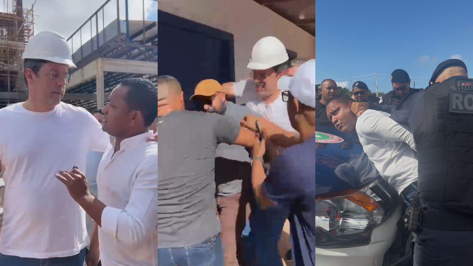 Jornalista é preso após confusão com prefeito durante visita à obra de hospital em Macapá 