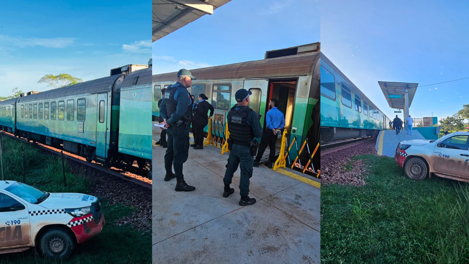 Foragido é preso durante fuga em trem  em Marabá, no PA