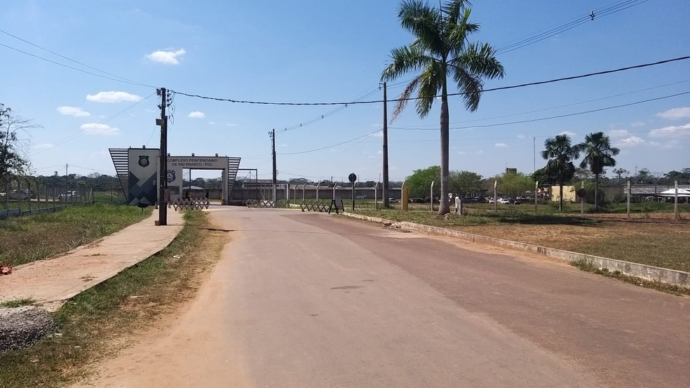 Presídio Antônio Amaro em Rio Branco — Foto: Eldérico Silva/Rede Amazônica Acre