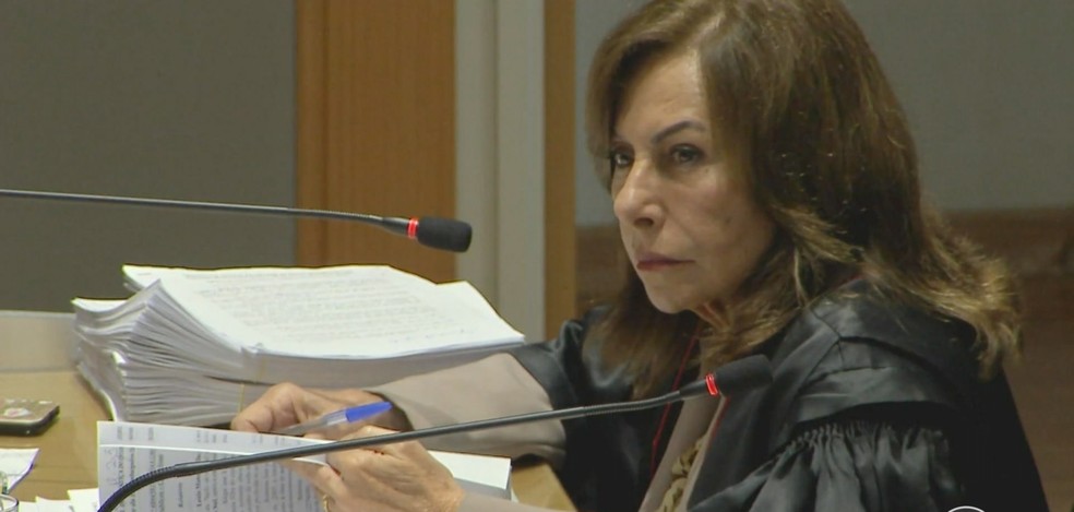 Desembargadora Tânia Borges em MS — Foto: Reprodução/ TV Morena