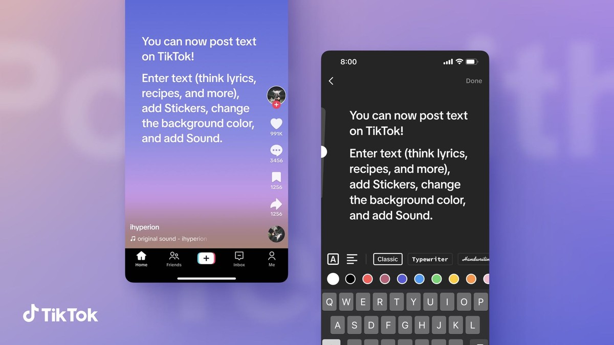TikTok now lets you create text posts;  see how to use
