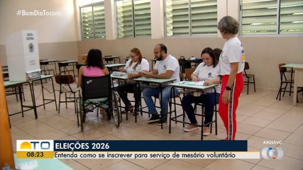Saiba como se inscrever para o serviço de mesário voluntário