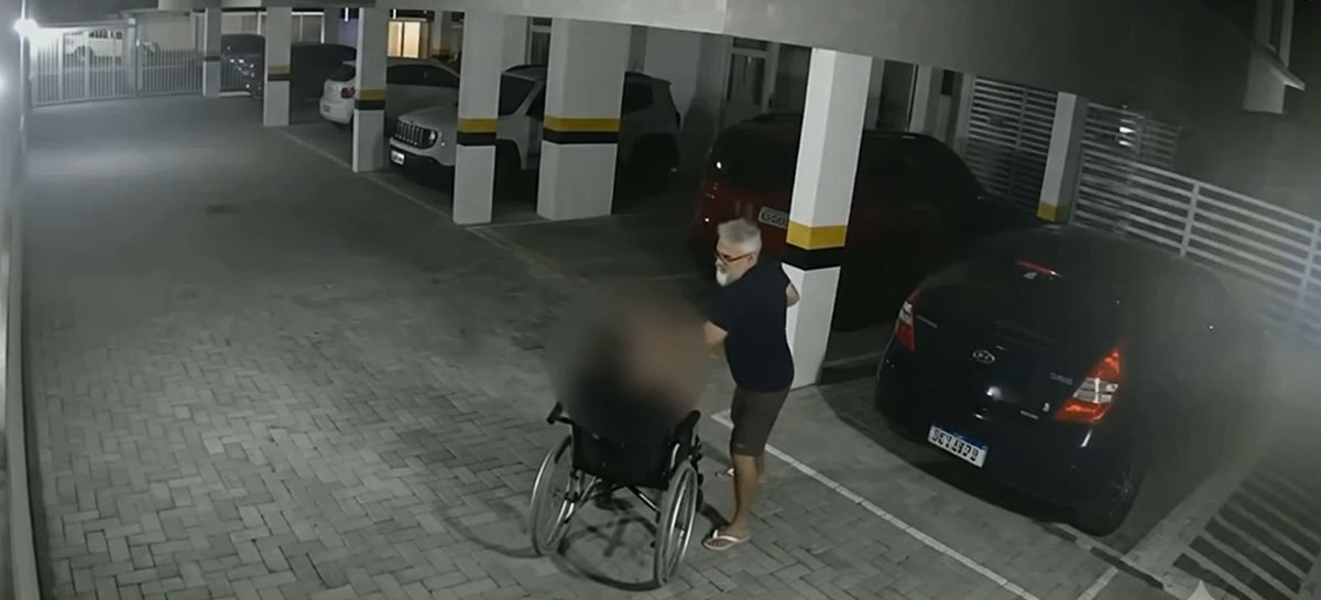 Suboficial flagrado agredindo filho cadeirante com socos já foi denunciado à Marinha por condomínio
