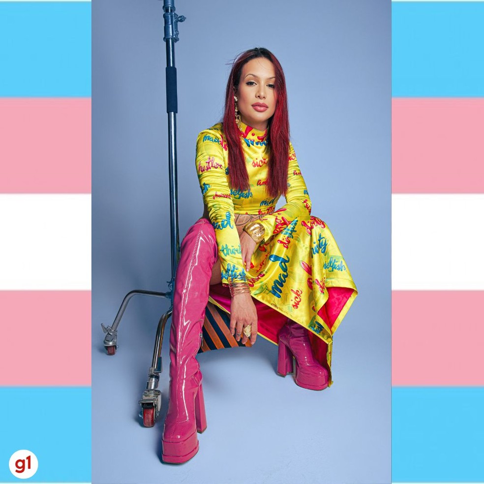 Ella Nasser, mulher trans e artista — Foto: Foto: MEERRE RAW