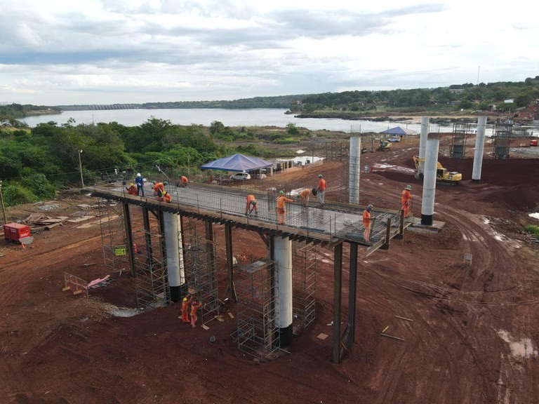 Obras da nova ponte chegam a 35%, cinco meses após desabamento de estrutura entre o Tocantins e Maranhão