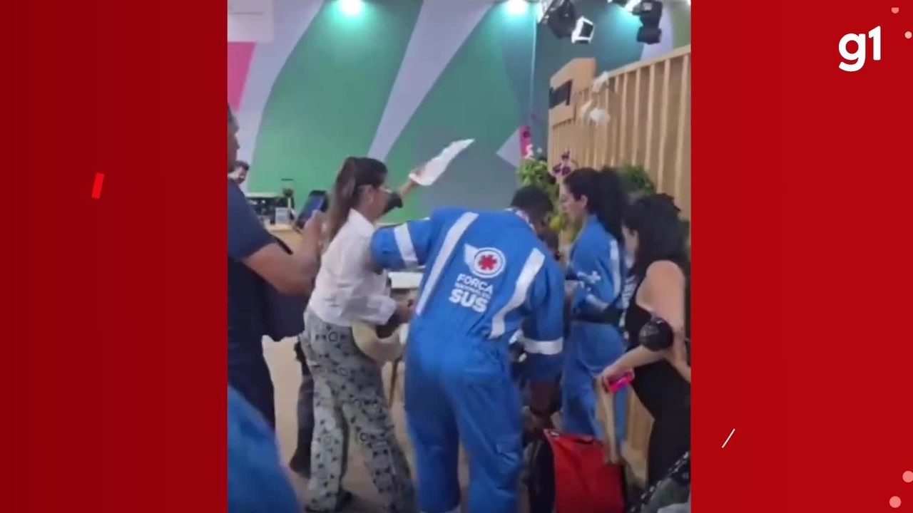 Vídeo mostra bombeira passando mal em incêndio na COP30; ao menos 3 pessoas estão hospitalizadas