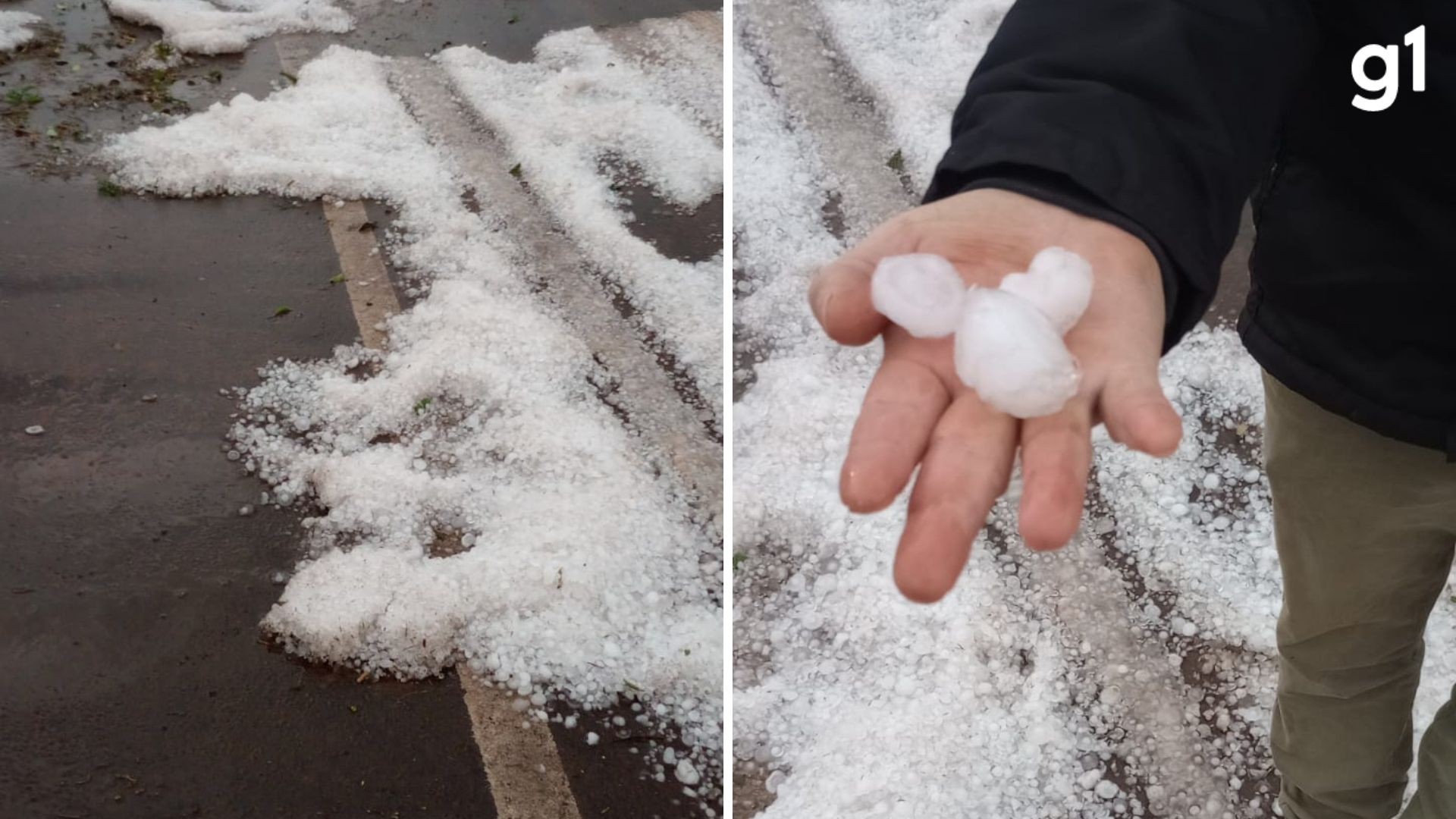 Granizo destelha mais de mil casas no RS; cidade do Norte do estado tem 60% da área atingida