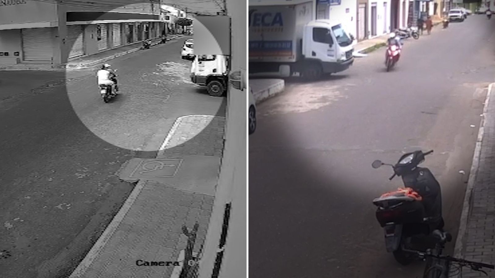 Vídeo: passageira de moto morre em grave acidente envolvendo caminhão no Norte do Piauí