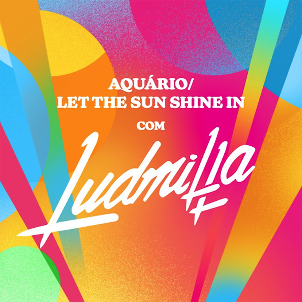 Capa do single ‘Aquário / Let the sunshine in’, de Ludmilla — Foto: Divulgação