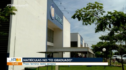 Prazo para matrícula dos aprovados no Tô Graduado encerra nesta sexta-feira (17)