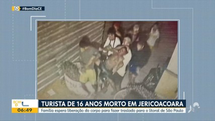 Família de turista de 16 anos morto em Jericoacoara espera liberação do corpo