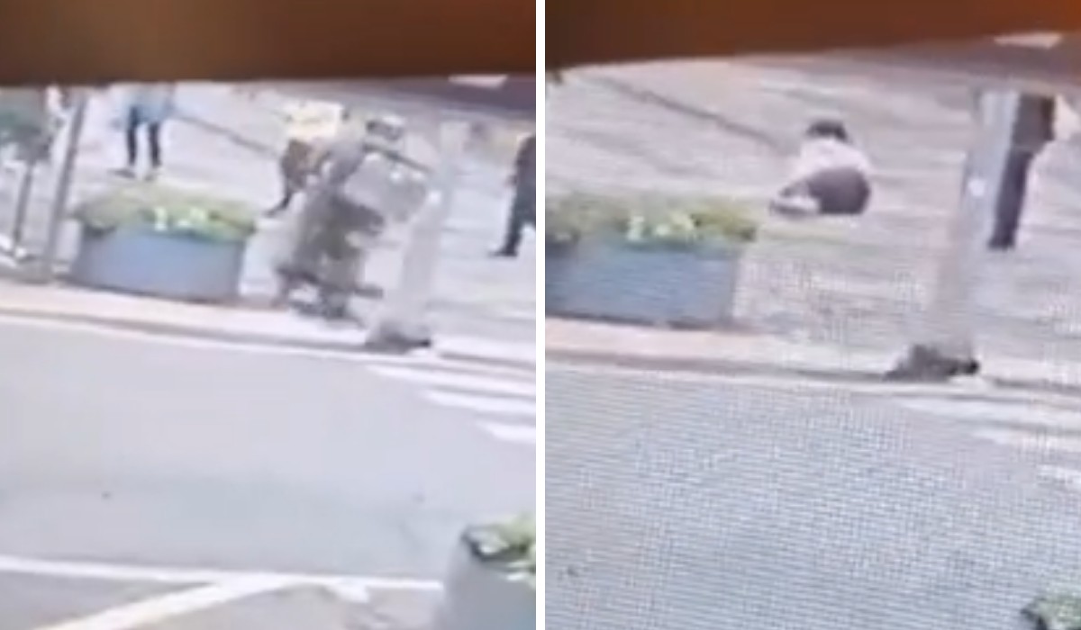 Mulher é atropelada por motociclista em fuga no Centro de Campinas