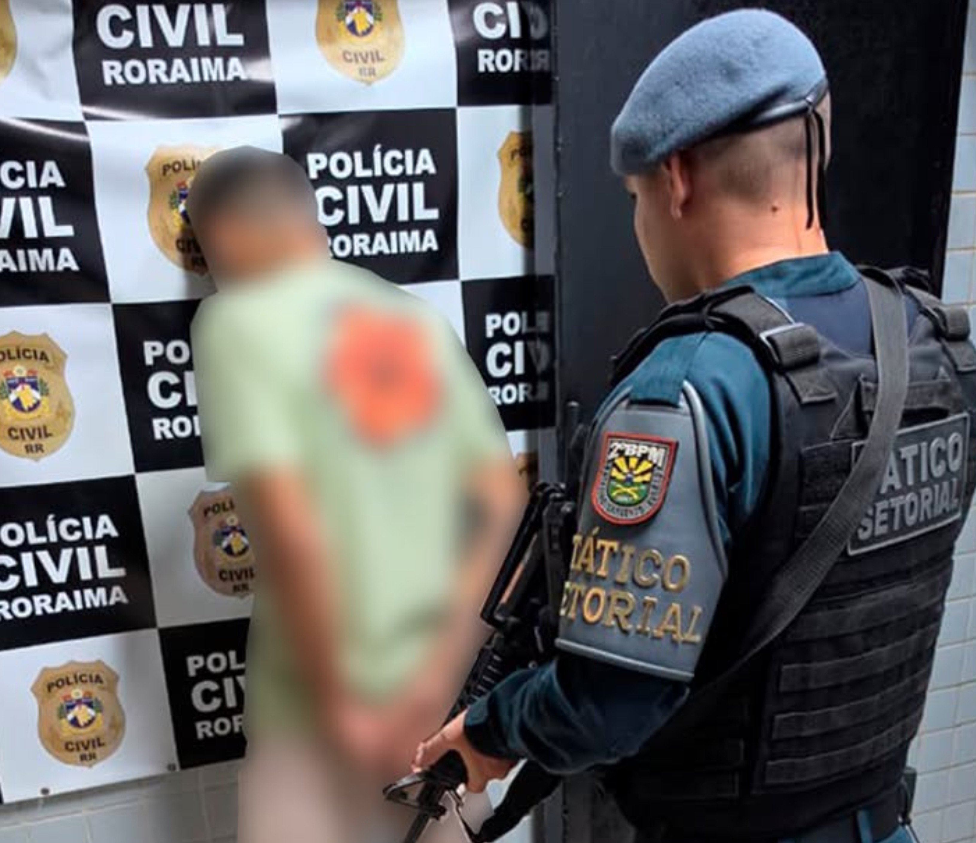 Homem com mandado de prisão por tráfico de drogas é preso em pronto atendimento de Boa Vista