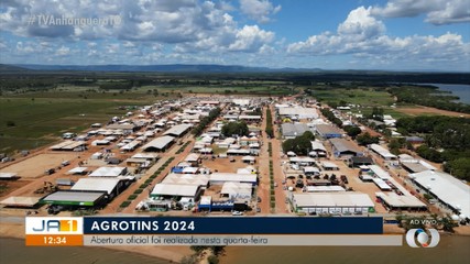 Abertura oficial da Agrotins 2024 movimenta feira na manhã desta quarta-feira (15)