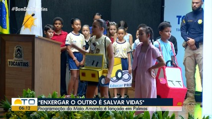 Programação do Maio Amarelo é lançada em Palmas