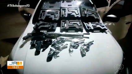 PRF apreende 34 armas de diversos calibres na BR-153 roubadas no Pará