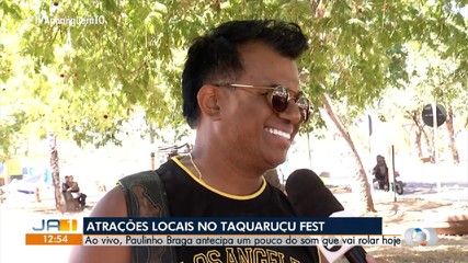 Paulinho Braga é uma das atrações do Taquaruçu Fest