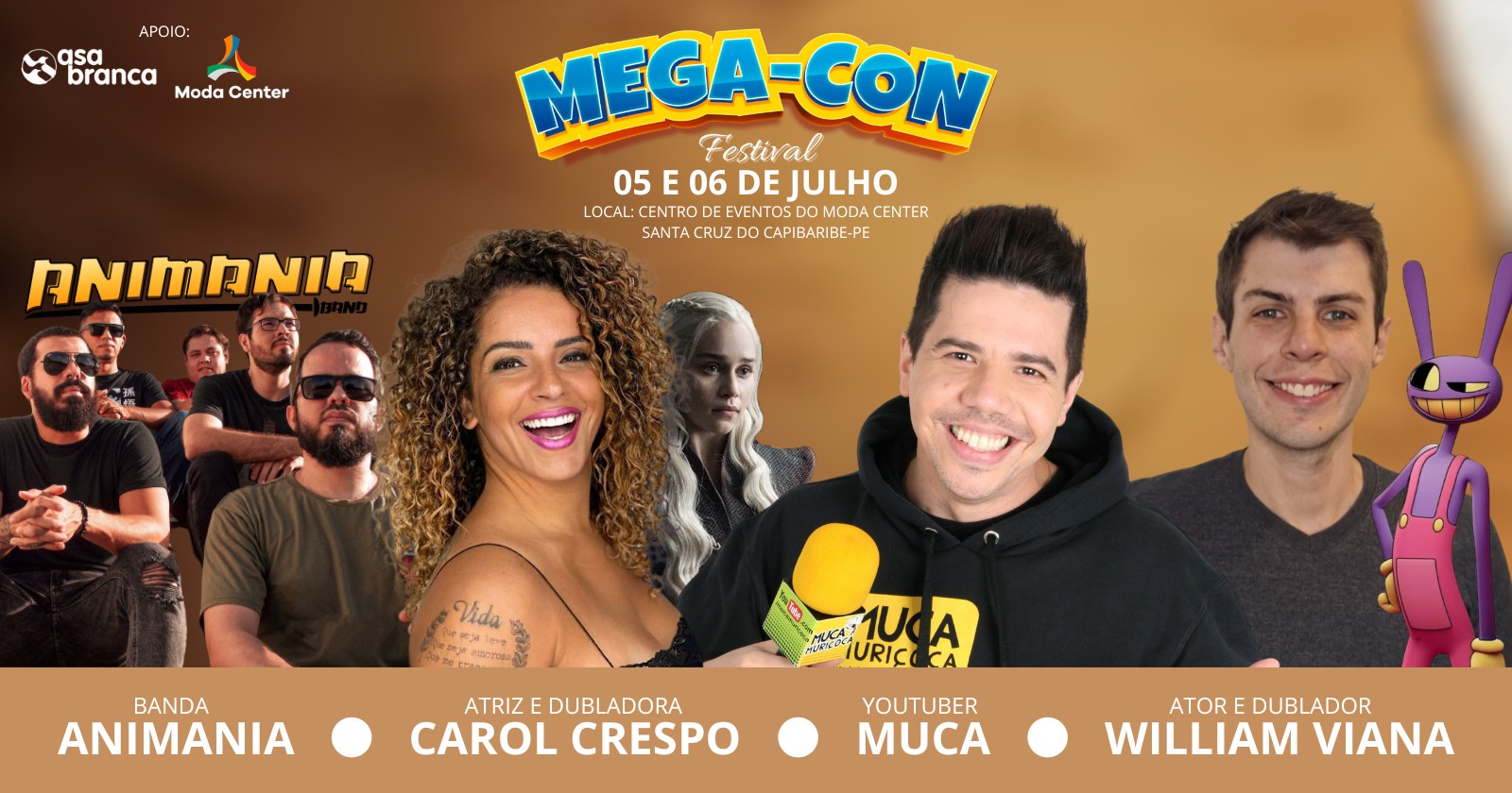 Mega-Con Festival 2025: evento de cultura geek será realizado em Santa Cruz do Capibaribe 