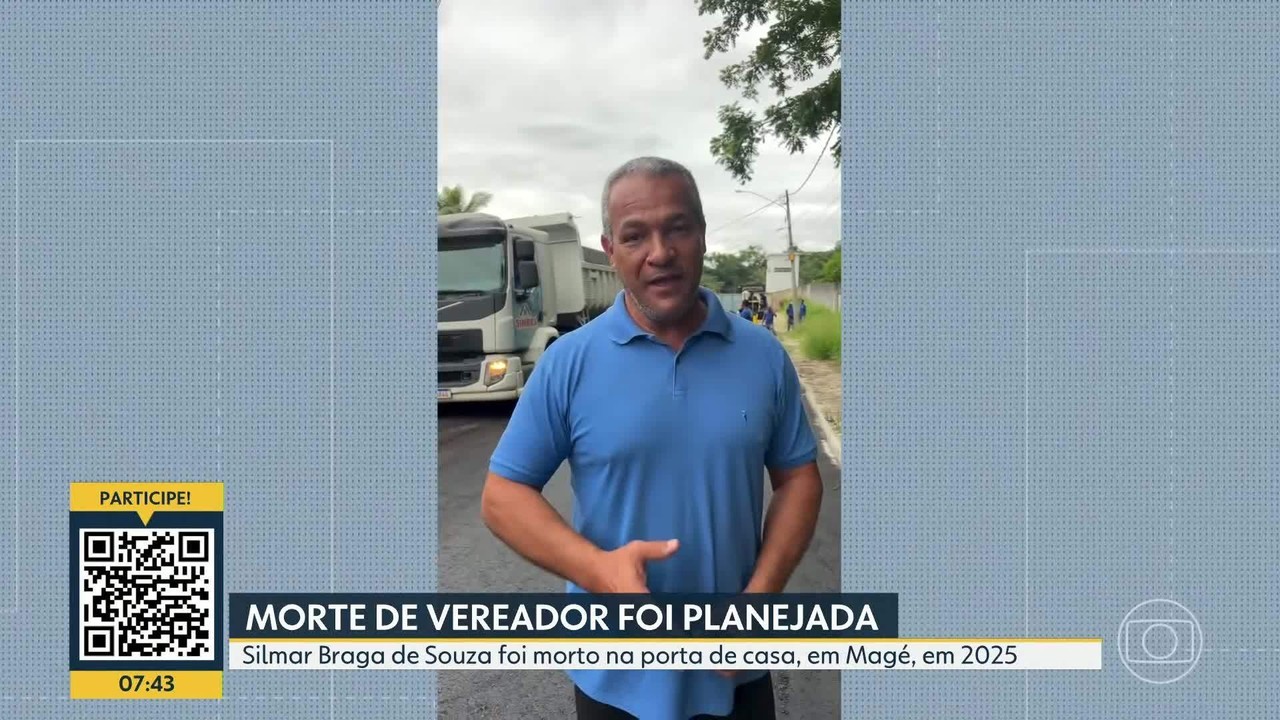 Polícia diz que morte de vereador em Magé, no RJ, foi planejada; homem está foragido
