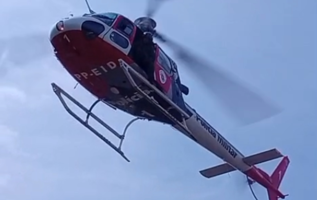 
assalto condominio perseguicao helicoptero fuga mata