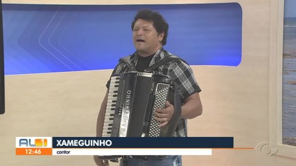 Na véspera de São Pedro, cantor Xameguinho se apresenta no ritmo do forró