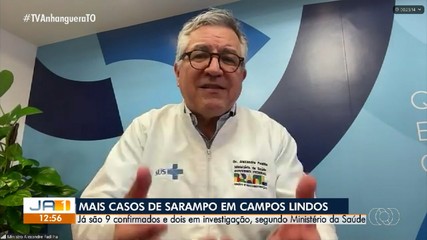 Sobe para nove o número de casos de sarampo confirmados no Tocantins