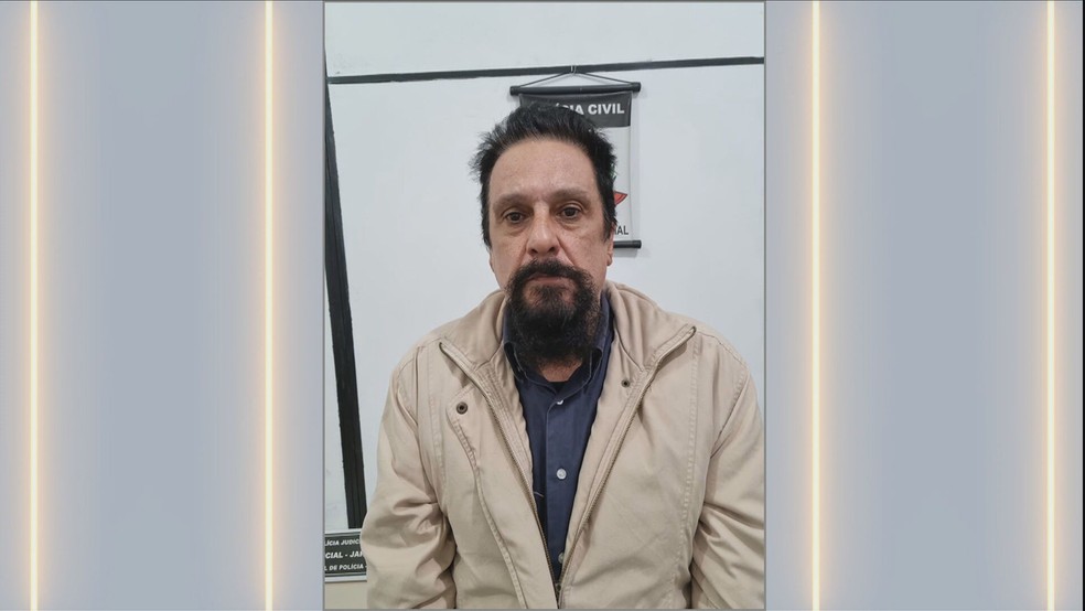 Paulo Cupertino, suspeito de matar o ator Rafael Miguel e os pais dele três anos atrás, foi preso em SP — Foto: Reprodução