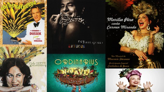Carmen Miranda, diva tropical morta há 70 anos, ecoa em discos de Dussek, Ná Ozzetti, Marília Pêra e Ney Matogrosso -