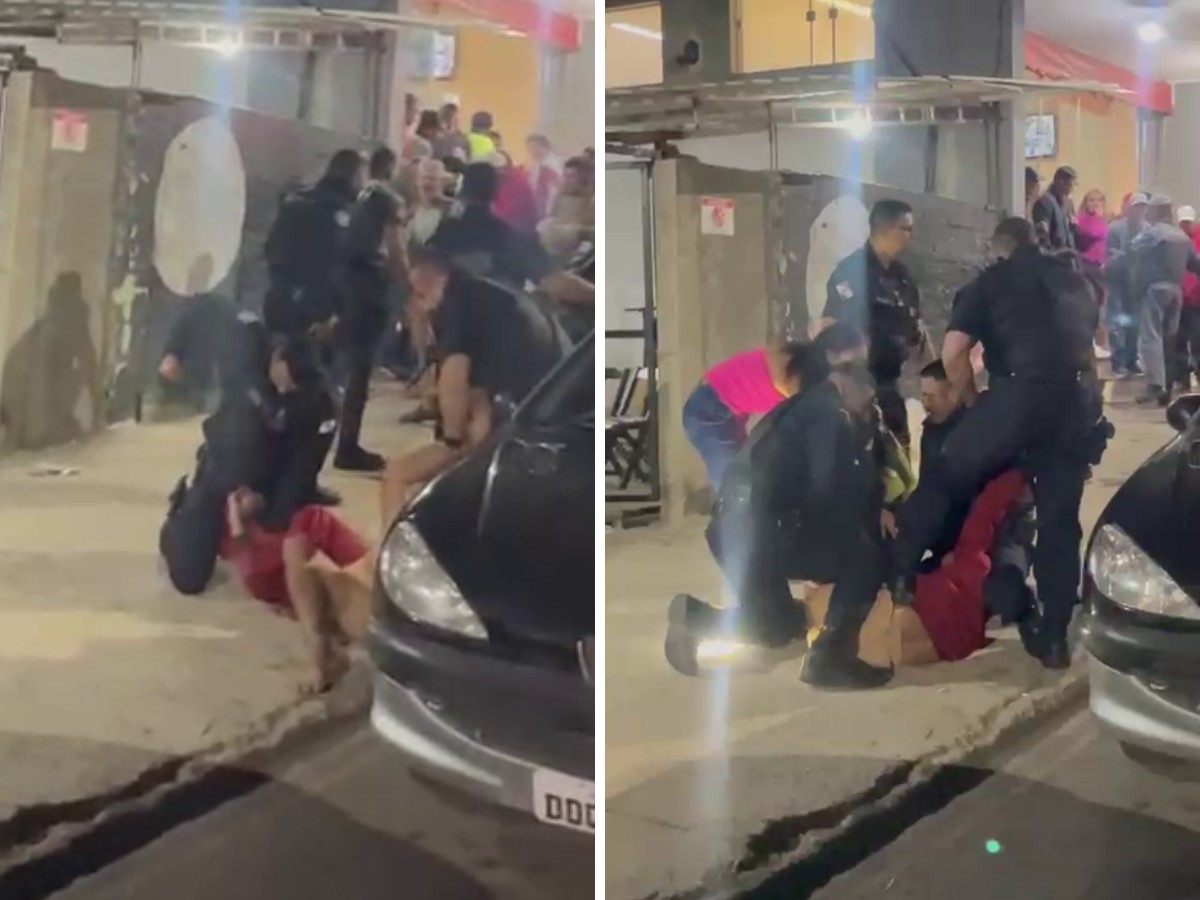 VÍDEO: guarda municipal dá socos em homem caído no interior de SP; moradores denunciam agressão