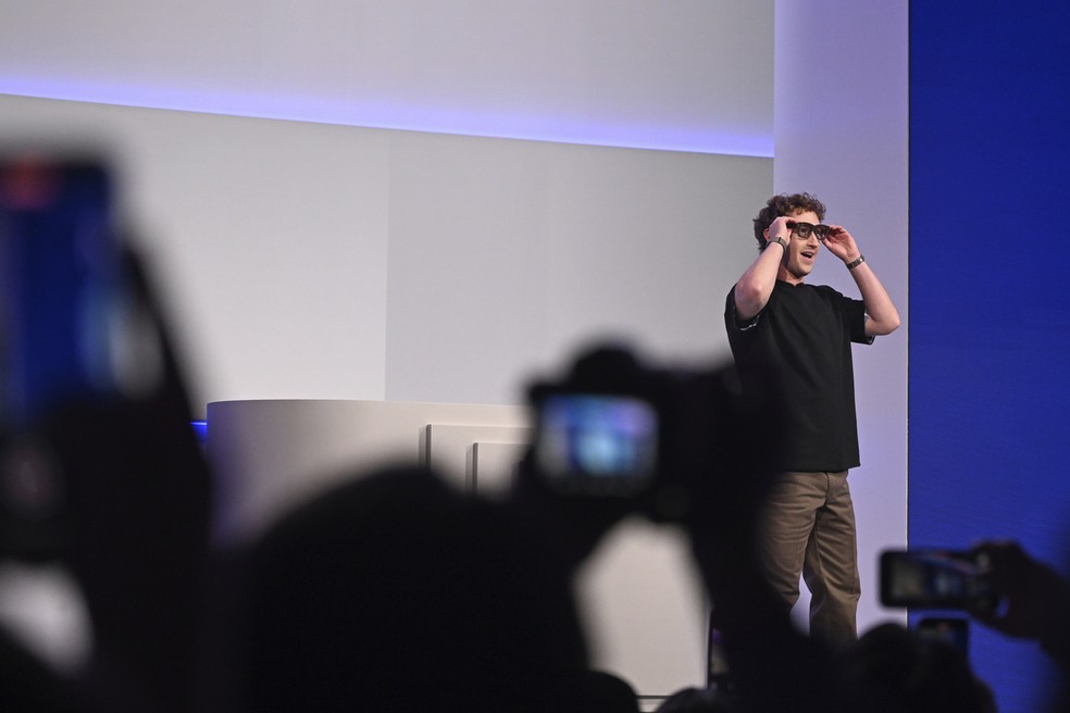 Zuckerberg no Meta Connect — Foto: AFP