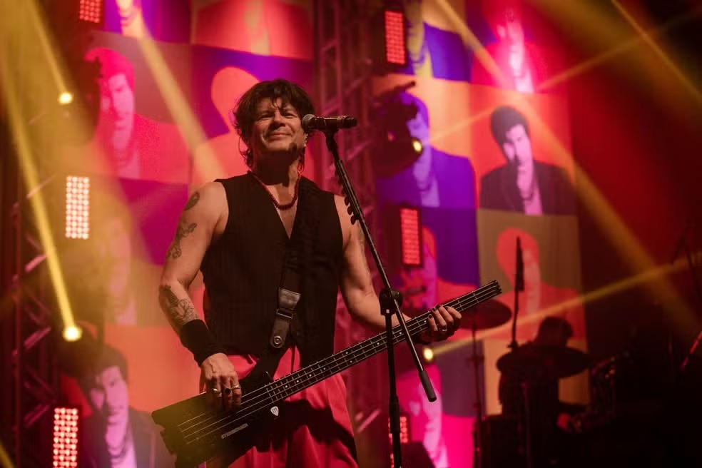Cantor Paulo Ricardo se apresenta no 'Rock in Iperó' — Foto: Divulgação